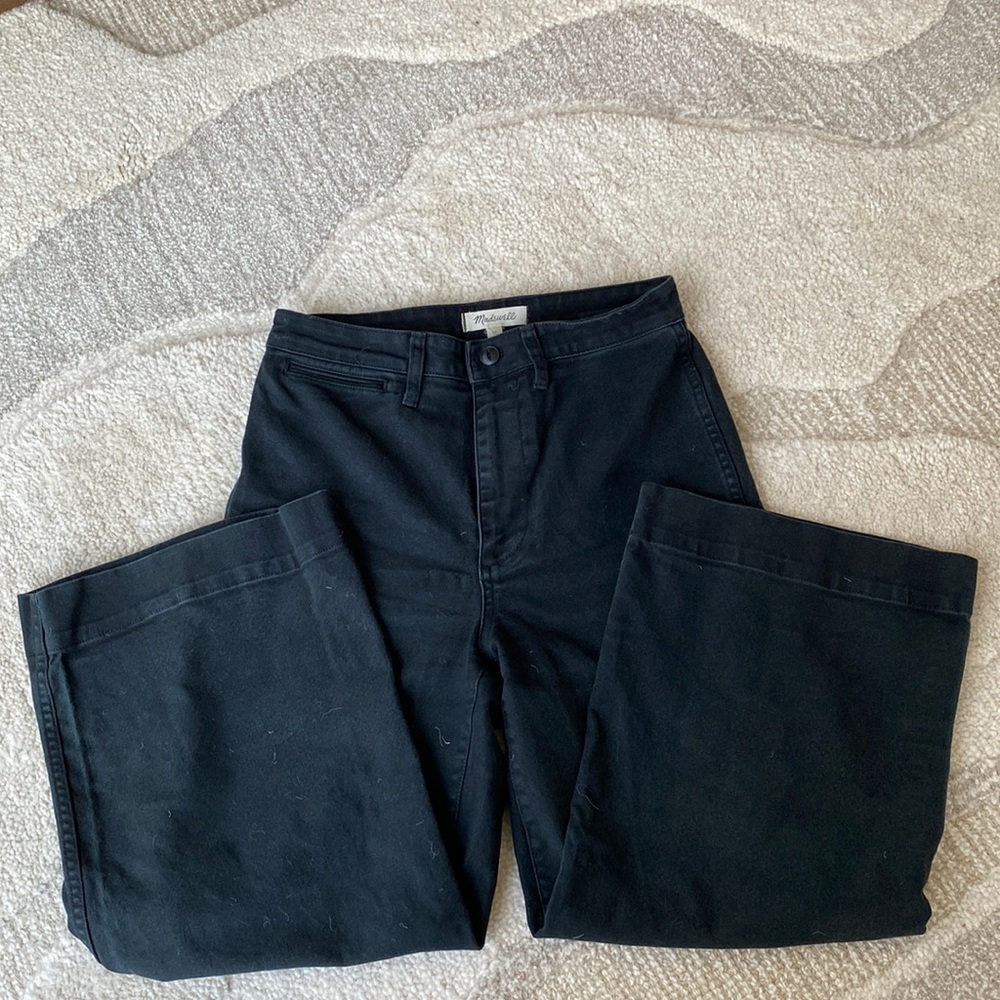 Madewell Emmett Wide-Leg Crop Pants